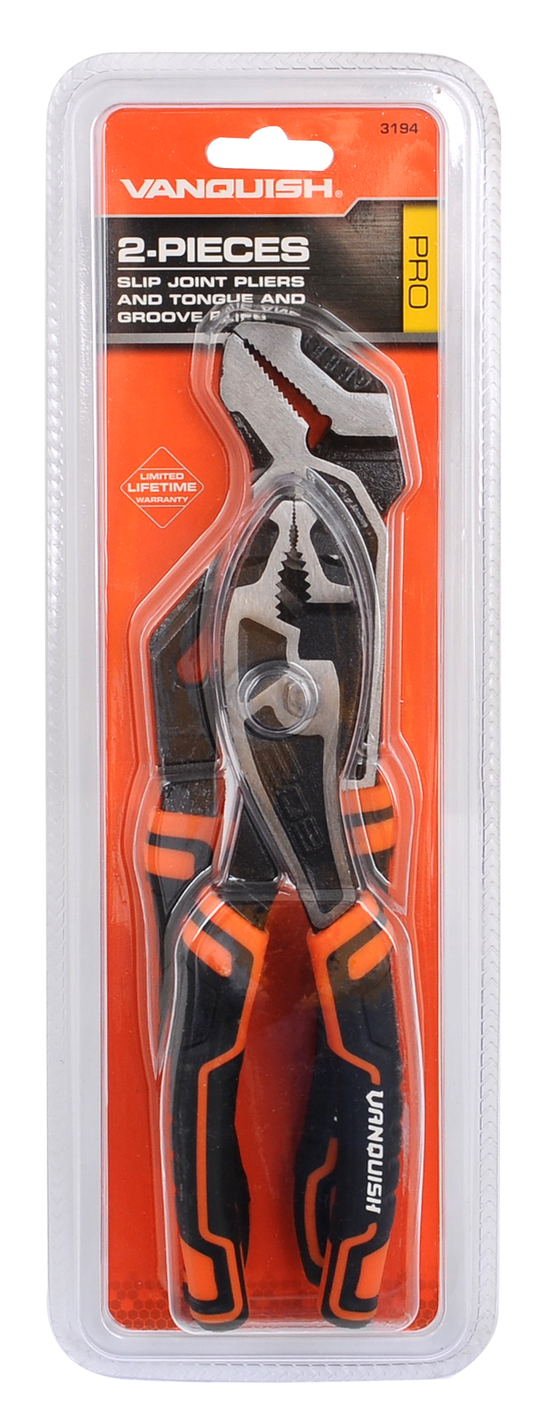 2-PIECES SLIP JOINT PLIERS AND TONGUE AND GROOVE PLIER