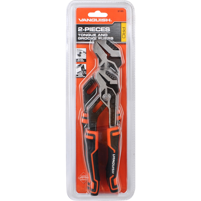 2-PIECES TONGUE AND GROOVE PLIERS