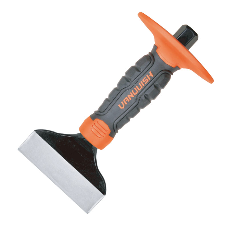 BRICK CHISEL WITH GUARD-CRMO BLADE