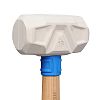 Hickory White Rubber Mallet, 16-Ounce