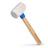 Hickory White Rubber Mallet, 16-Ounce